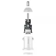 شارژر فندکی 24 وات باسئوس مدل  Baseus Grain Pro Car Charger Dual USB 4.8A با گارانتی 24 ماهه شرکتی