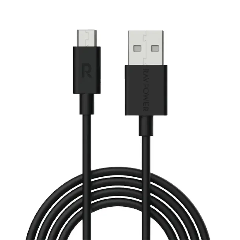 کابل 1 متری USB-A به Micro USB راوپاور مدل Ravpower Cable Micro to USB-A RP-CB043 با گارانتی 18 ماهه شرکتی