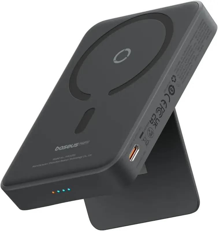 پاوربانک باسئوس 5000 میلی آمپر 20 وات مدل Baseus MagPro Magnetic Bracket Wireless Fast Charge با گارانتی 24 ماهه شرکتی