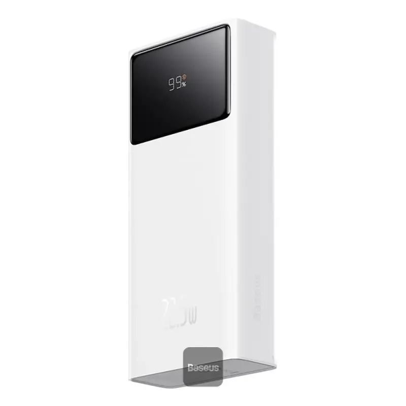 پاوربانک 10000 میلی آمپر باسئوس 30 وات مدل BASEUS Star-Lord Digital Display Fast Charging Power Bank 10000mAh 30W با گارانتی 24 ماهه شرکتی
