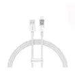 کابل شارژ USB به لایتنینگ باسئوس مدل Baseus Explorer Series Fast Charging Cable With Smart Temperature Control جریان 2.4 آمپر طول 1 متر با گارانتی 24 ماهه شرکتی