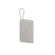 پاوربانک 5000 میلی آمپر یوسمز 20 وات مدل Usams CD227 5KCD22701 دارای کابل USB-C متصل با گارانتی 12 ماهه شرکتی