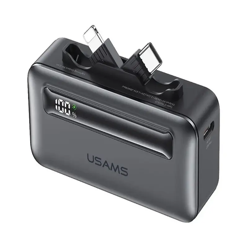 پاوربانک 4500 آمپر یوسمز 20 وات مدل USAMS CD233 با گارانتی 12 ماهه شرکتی