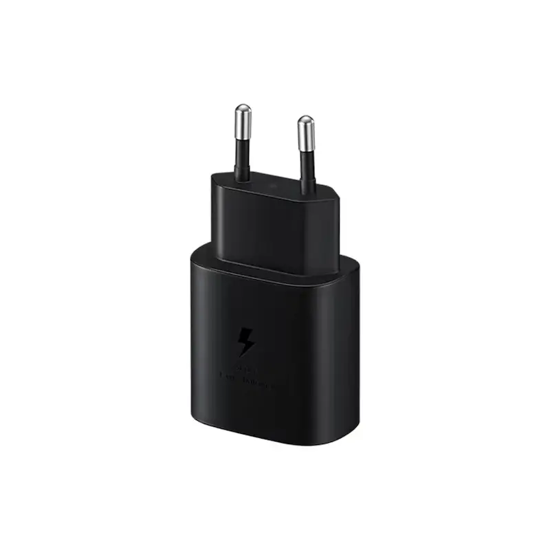 شارژر دیواری 25 وات اورجینال سامسونگ مدل SAMSUNG EP-TA800 دو پین با گارانتی 18 ماهه شرکتی
