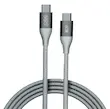 کابل شارژ کنفی USB-C به USB-C کیو سی وای مدل QCY DC21 توان 60 وات طول 1.2 متر با گارانتی 18 ماهه شرکتی