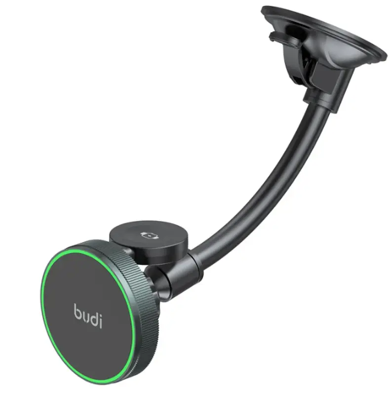پایه نگهدارنده و شارژر بی سیم دوکاره موبایل بودی مدل Budi CM576B با گارانتی ۱۸ ماهه شرکتی (۶ ماه تعویض)