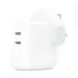 شارژر دیواری 35 وات اپل سه پین مدل Apple A2676 با دو خروجی USB-C (اوریجینال) با گارانتی 18 ماهه شرکتی