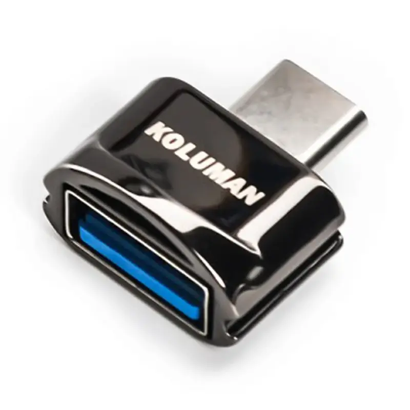 مبدل OTG تبدیل USB مادگی به USB-C کلومن مدل Koluman K-OT12 با گارانتی 12 ماهه شرکتی