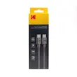 کابل شارژ USB-C به USB-C کداک 65 وات مدل Kodak USBC-5926 طول 1 متر با گارانتی 6 ماهه شرکتی