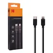 کابل شارژ USB-C به لایتنینگ کداک 20 وات مدل Kodak USBC-5927 طول 1 متر با گارانتی 6 ماهه شرکتی