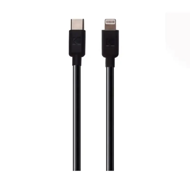 کابل شارژ USB-C به لایتنینگ کداک 20 وات مدل Kodak USBC-5927 طول 1 متر با گارانتی 6 ماهه شرکتی