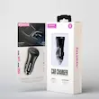 شارژر فندکی 20 وات کلومن مدل Koluman KC-C02 با دو خروجی USB به همراه کابل USB-C با گارانتی 12 ماهه شرکتی