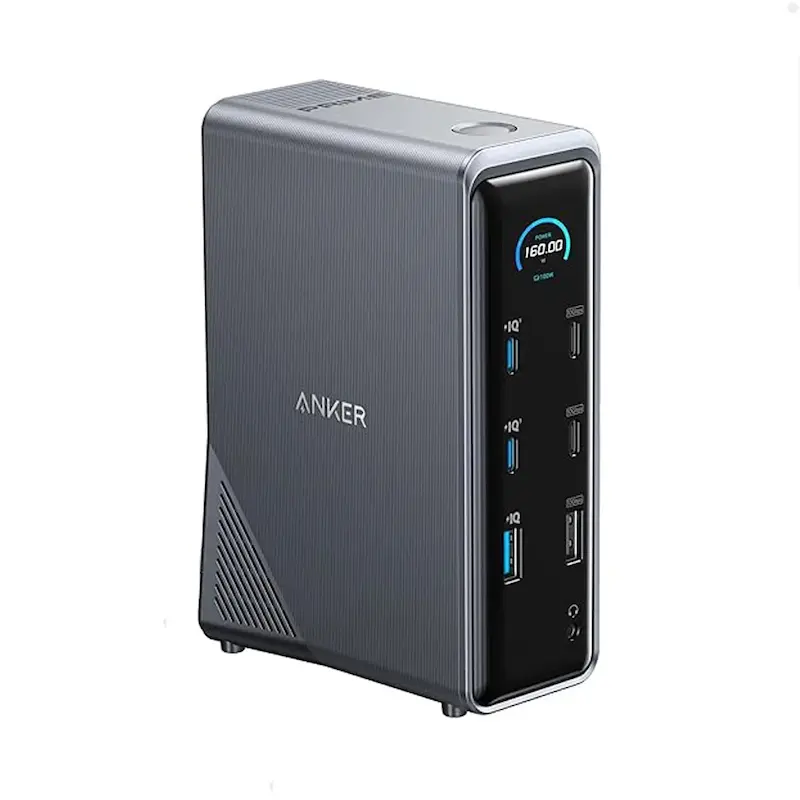 هاب شارژ ۱۴ پورت انکر 160 وات مدل Anker Prime Docking Station 14-Port A83B6 با گارانتی 18 ماهه شرکتی