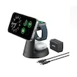 شارژر بی سیم 15 وات انکر مدل Anker MagGo Wireless Charging Station 3-in-1 Qi2 B25M4 با گارانتی 18 ماهه شرکتی