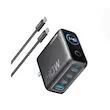 شارژر دیواری 140 وات انکر مدل Anker B2697 با 3 خروجی USB-C و یک خروجی USB به همراه کابل USB-C به USB-C با گارانتی 18 ماهه شرکتی