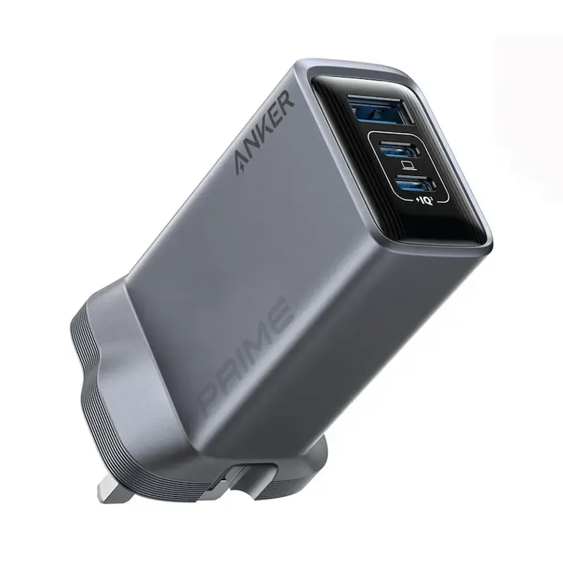 شارژر دیواری 100 وات انکر مدل Anker A2688 با یک خروجی USB و دو خروجی USB-C با گارانتی 18 ماهه شرکتی
