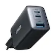 شارژر دیواری 65 وات انکر مدل Anker A2667 با یک خروجی USB و دو خروجی USB-C با گارانتی 18 ماهه شرکتی