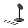 شارژر بی سیم 15 وات انکر مدل Anker MagGo Wireless Charger Stand Qi2 A25X1 به همراه کابل USB-C مدل با گارانتی 18 ماهه شرکتی