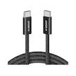 کابل شارژ کنفی USB-C به USB-C انکر مدل Anker Zolo Cable Fast Charging A8060 توان 240 وات طول 1 متر با گارانتی 18 ماهه شرکتی