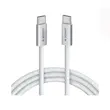 کابل شارژ کنفی USB-C به USB-C انکر مدل Anker Zolo Cable Fast Charging A8060 توان 240 وات طول 1 متر با گارانتی 18 ماهه شرکتی
