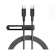 کابل شارژ کنفی USB-C به USB-C انکر مدل Anker A80F6 طول 1.8 متر با گارانتی 12 ماهه شرکتی