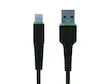 کابل فست شارژ USB به ‌لایتنینگ بودی مدل Budi DC150L03 جریان 3 آمپر طول 0.3 متر مناسب پاوربانک با گارانتی ۱۸ ماهه شرکتی (۶ ماه تعویض)