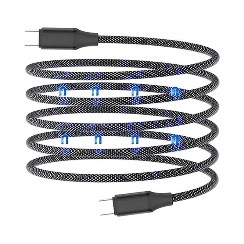 کابل شارژر USB-C به USB-C هیمی مدل Himi Fusion O VQ-D12M توان 100 وات طول 1.5 متر با گارانتی 6 ماهه شرکتی