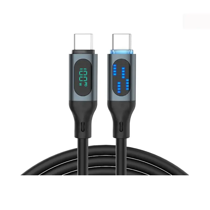 کابل شارژر USB-C به USB-C هیمی مدل Himi Fusion Max 2 VQ-D140 توان 100 وات طول 1.5 متر با گارانتی 6 ماهه شرکتی
