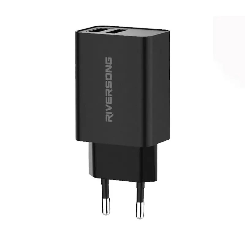 شارژر دیواری 12 وات ریورسانگ مدل Riversong Safekub D13 CMM5 به همراه کابل شارژ USB به USB-C با گارانتی 18 ماهه شرکتی