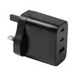 شارژر دیواری 65 وات جی بی کیو سه پین مدل JBQ WC-607 با خروجی USB و USB-C با گارانتی 12 ماهه شرکتی