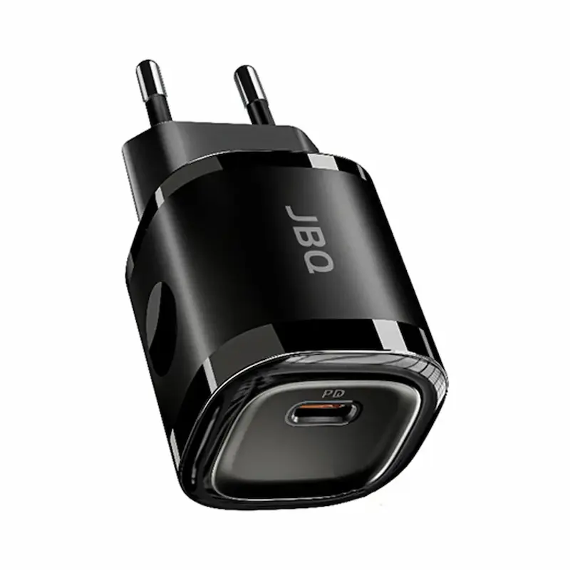 شارژر دیواری 20 وات جی بی کیو مدل JBQ HC-DP20 به همراه کابل USB-C به USB-C با خروجی USB-C با گارانتی 12 ماهه شرکتی