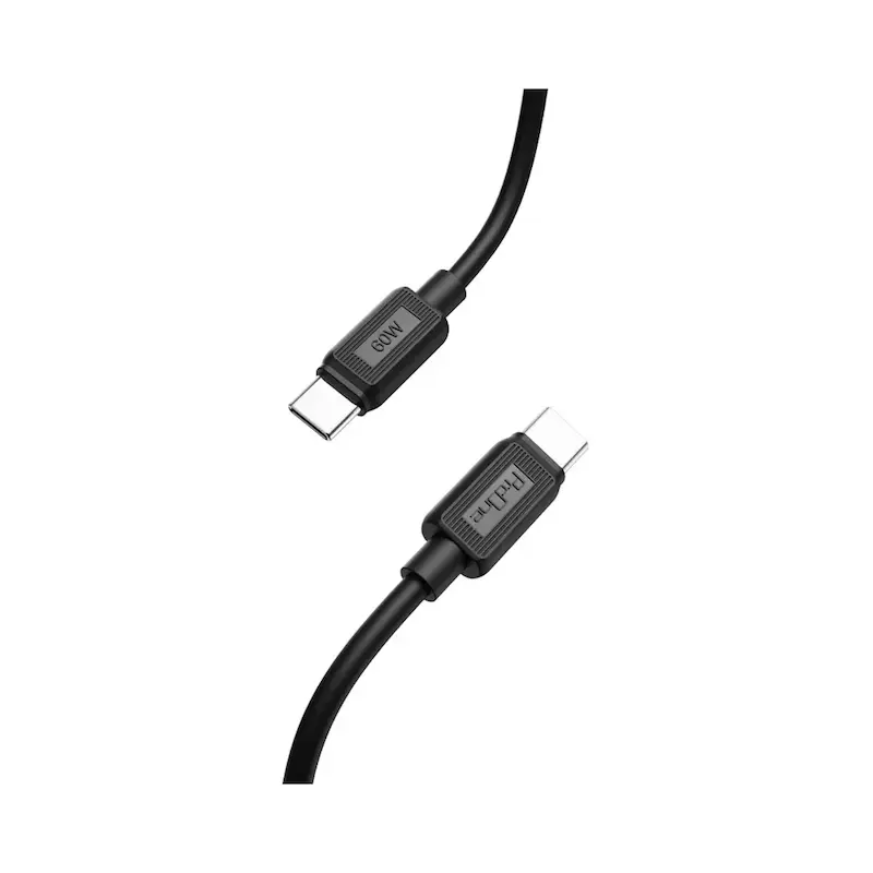 کابل شارژ USB-C به USB-C پرووان مدل ProOne PCC127 توان 60 وات طول 1 متر با گارانتی 18 ماهه شرکتی
