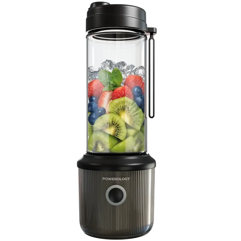 مخلوط‌ کن و اسموتی‌ساز شارژی 450 میلی‌لیتری 126 وات پاورولوژی Powerology PSM013 Press & Refresh Portable Blender