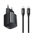 شارژر دیواری 20 وات مک دودو مدل CH-4693 به همراه کابل