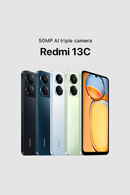 گوشی شیائومی مدل Redmi 13C | با گارانتی 18 ماهه شرکتی