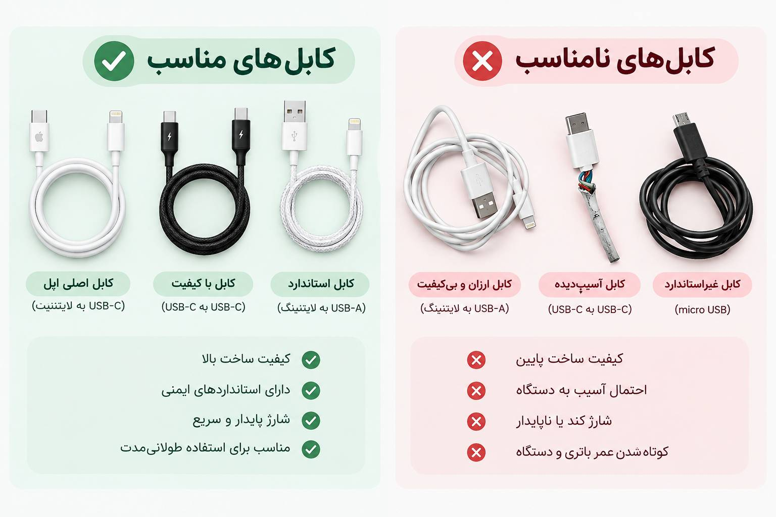 کابل بد و خوب