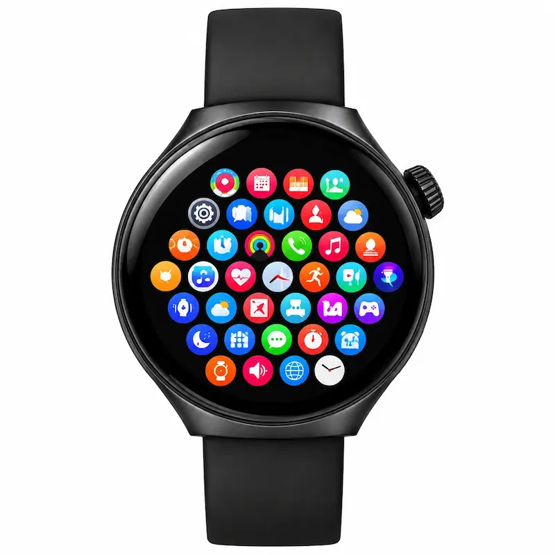 ساعت هوشمند Wisme-X63 مشکی با بند سیلیکونی