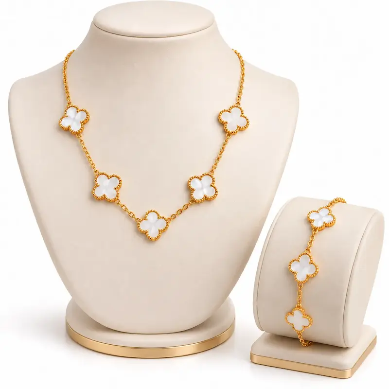 ست گردنبند و دستبند ونکلیف برند Hana Accessory