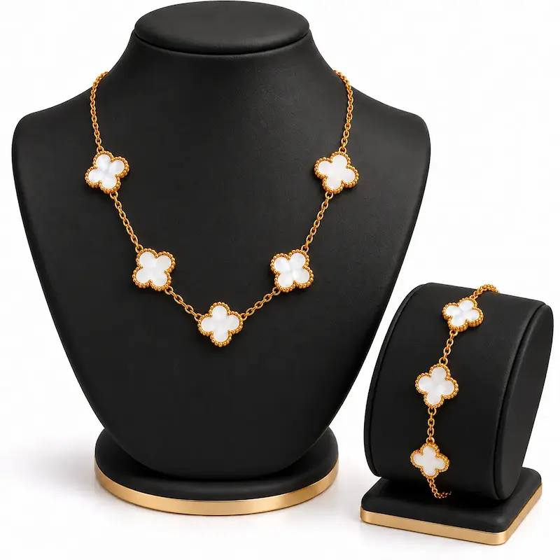 ست گردنبند و دستبند ونکلیف برند Hana Accessory