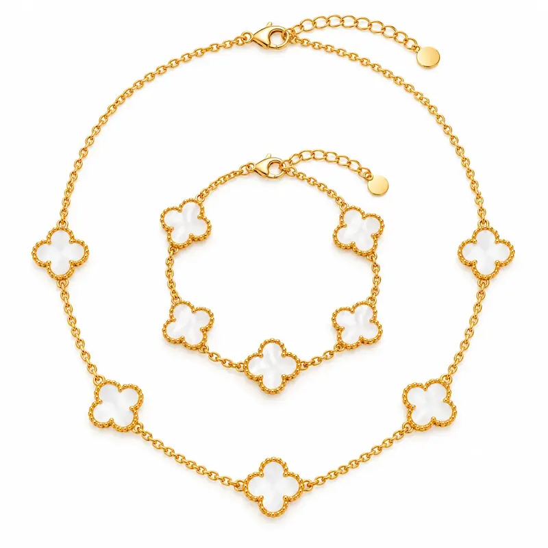 ست گردنبند و دستبند ونکلیف برند Hana Accessory