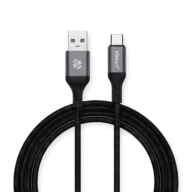 کابل شارژ USB به تایپ سی tsmat مدل TS14  _ طول 300 سانتی متری