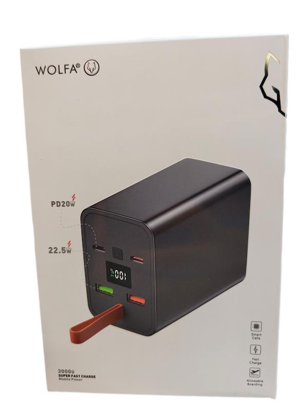 پاوربانک Wolfa مدل 22.5وات wp05 ظرفیت 30000
