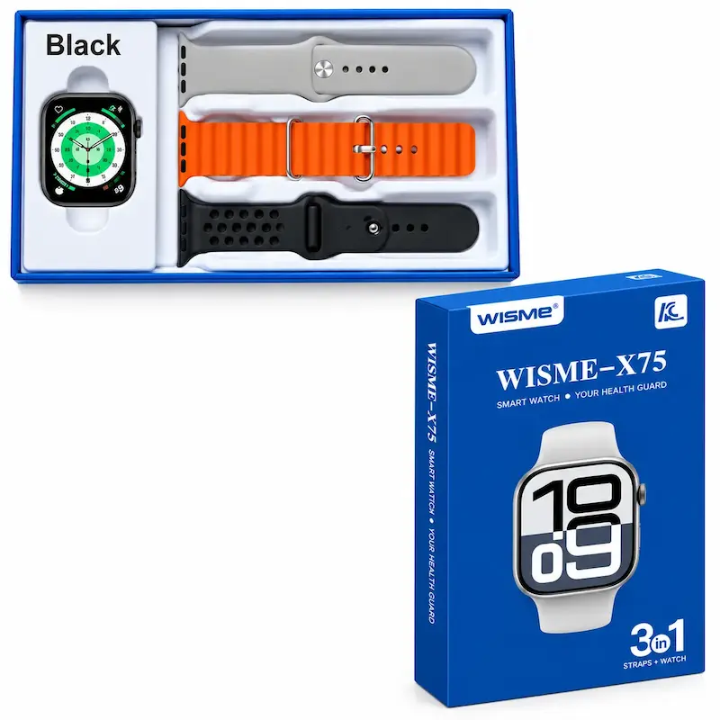 ساعت هوشمند wisme مدل x75  سایز 46 میلی متر