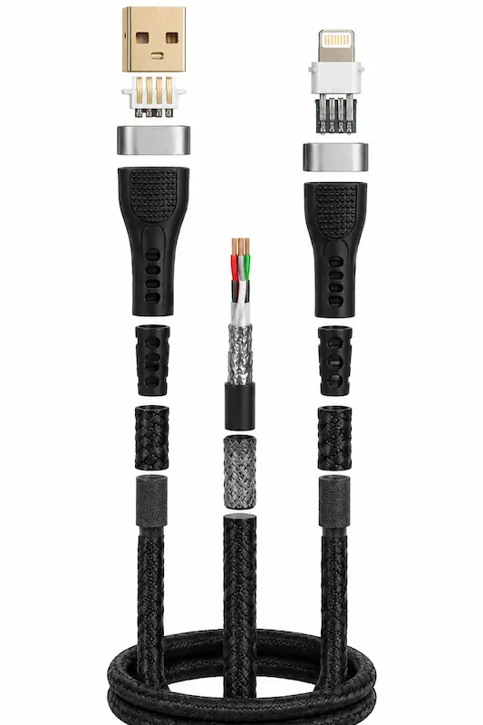 کابل لایتنینگ به USB مودوس مدل C50L – یک متری
