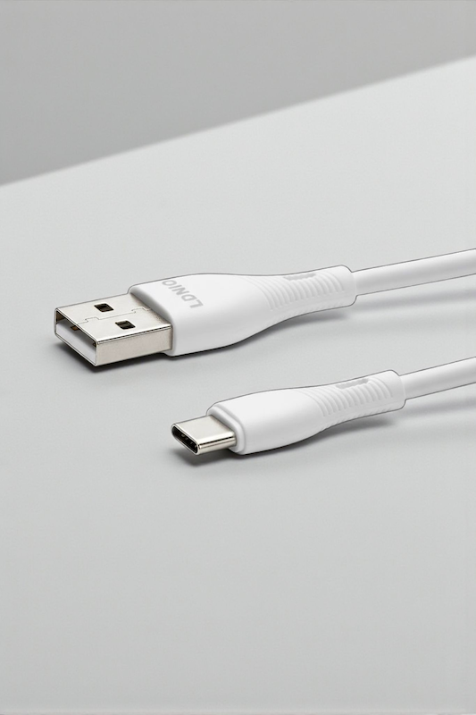 کابل تبدیل USB به  تایپ سی برند LDNIO طول 1 متر