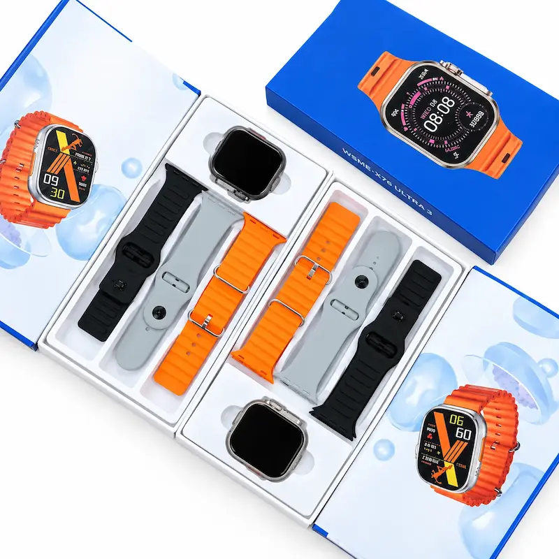 ساعت هوشمند wisme مدل x76 ultra3  سایز 49 میلی متر