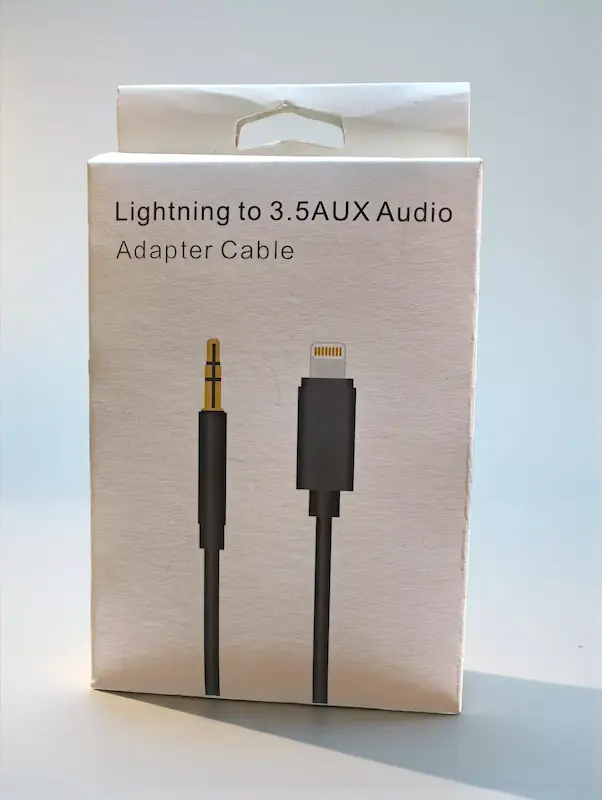 کابل تبدیل لایتنینگ به AUX مدل Adapter Cable طول 1 متر