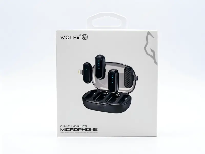 میکروفون یقه ای و رومیزی برند wolfa مدل wwm 02