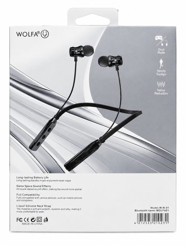 هندزفری گردنی ولفا مدل w.n -01