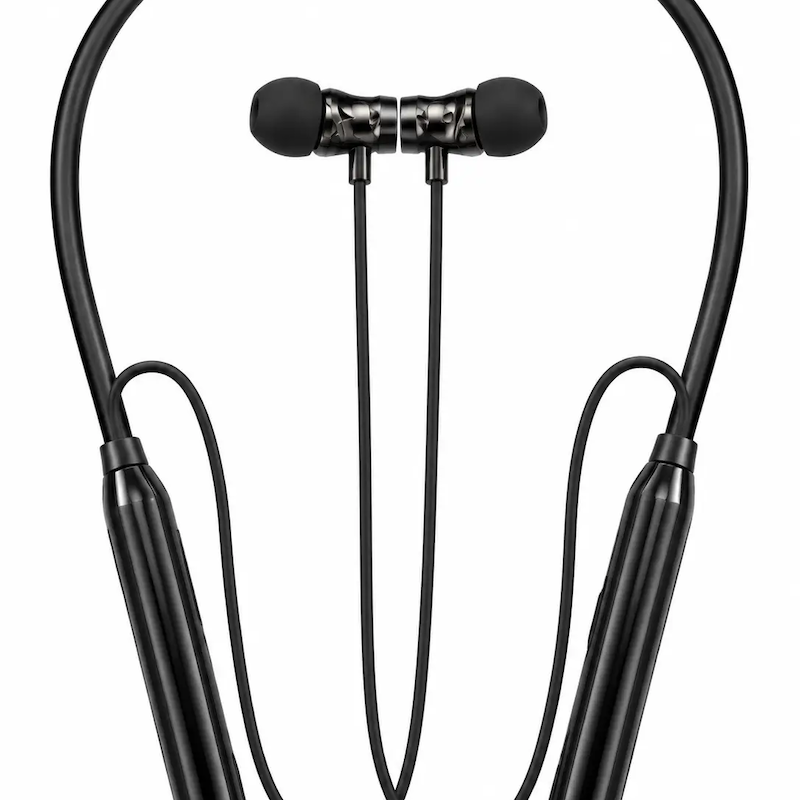هدفون گردنی بلوتوث ولفا مدل W.N-01 مشکی